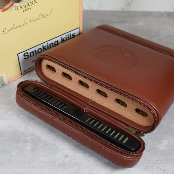 H. Upmann Robusto Travel Humidor - 6 Cigar Capacity